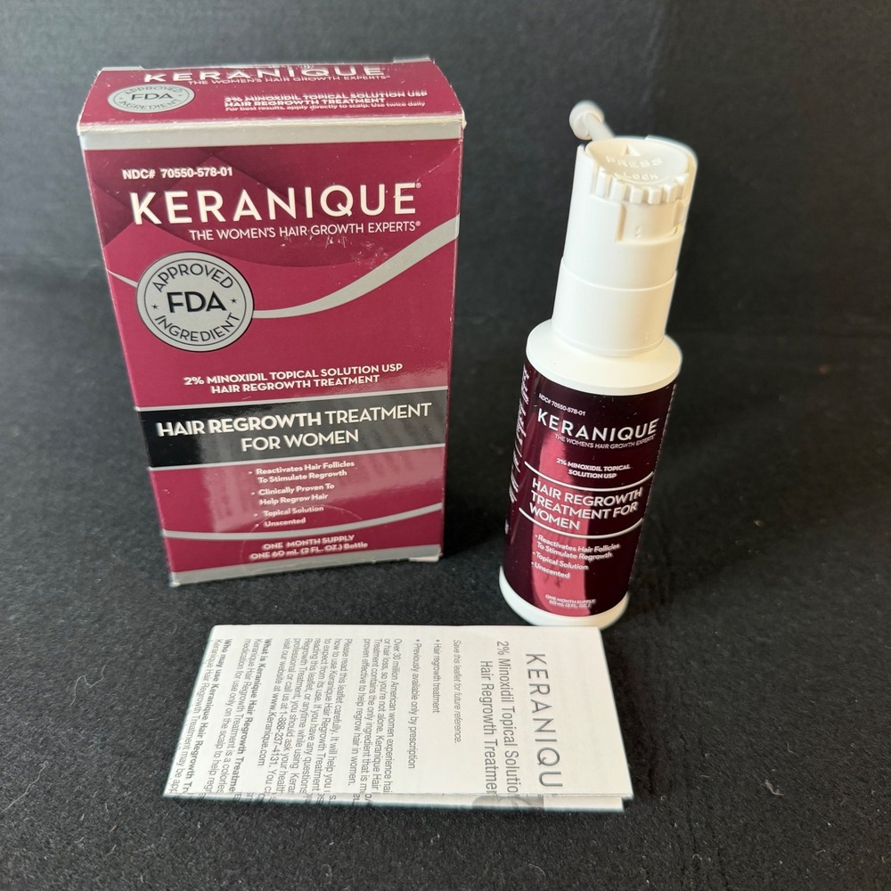 Keranique Hair Regrowth Treatment Spray 2 Fl Oz Ex 5/19